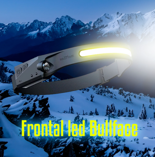 BULLFACE | FRONTAL LED (USB-C) CON ENCENDIDO AUTOMÁTICO