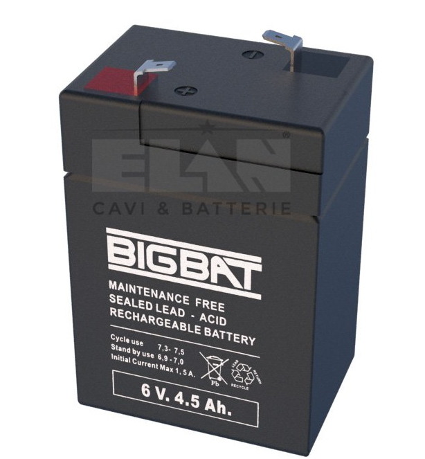 BATERÍA PARA LLEVAR 6V 4.5Ah