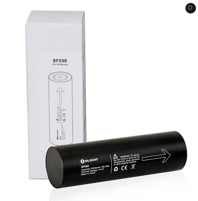 Batería para linterna X9-R Marauder 6,000 mAh Olight