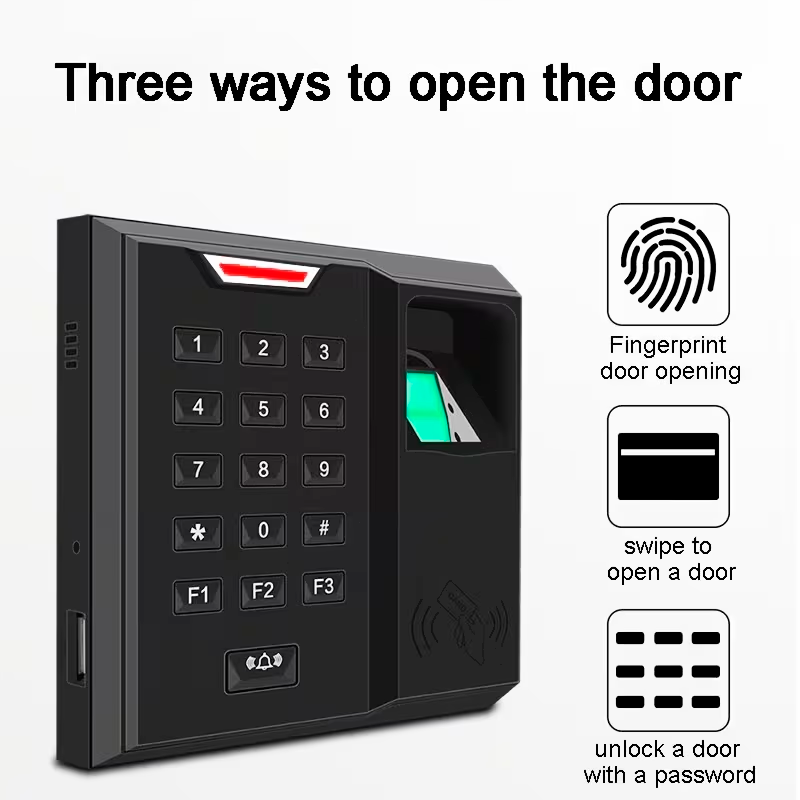 Control de Acceso Biométrico con Huella Digital, Tarjeta RFID y Contraseña
