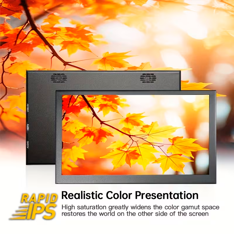 Monitor Portátil LESOWN 10.1” FHD con Pantalla IPS y Diseño Ultra Delgado