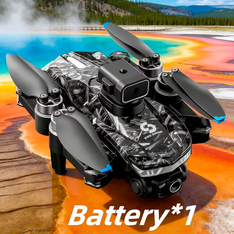 Dron Plegable S160 con Cámara Dual y Evitación de Obstáculos para Principiantes