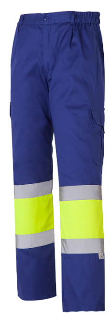 Pantalón multibolsillos combinado con forro (AV)