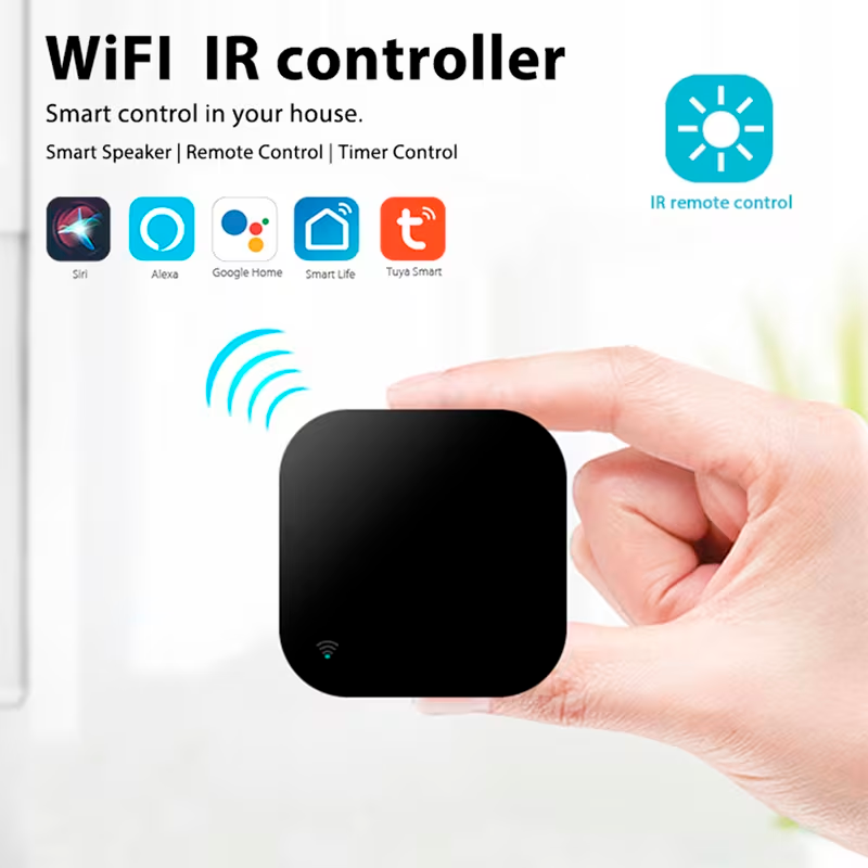 Control Remoto Inteligente Tuya WiFi IR para Hogar con Control por Voz