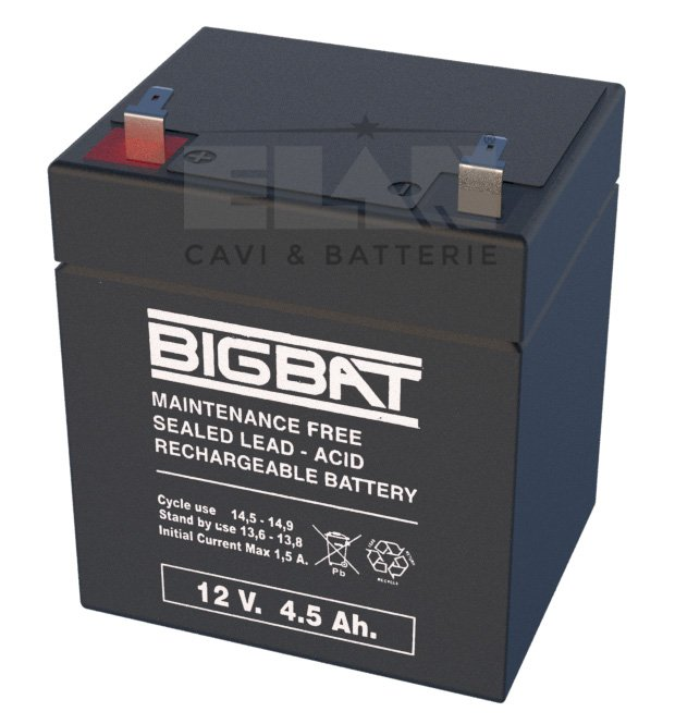 BATERÍA PARA LIDERAR 12V 4.5Ah