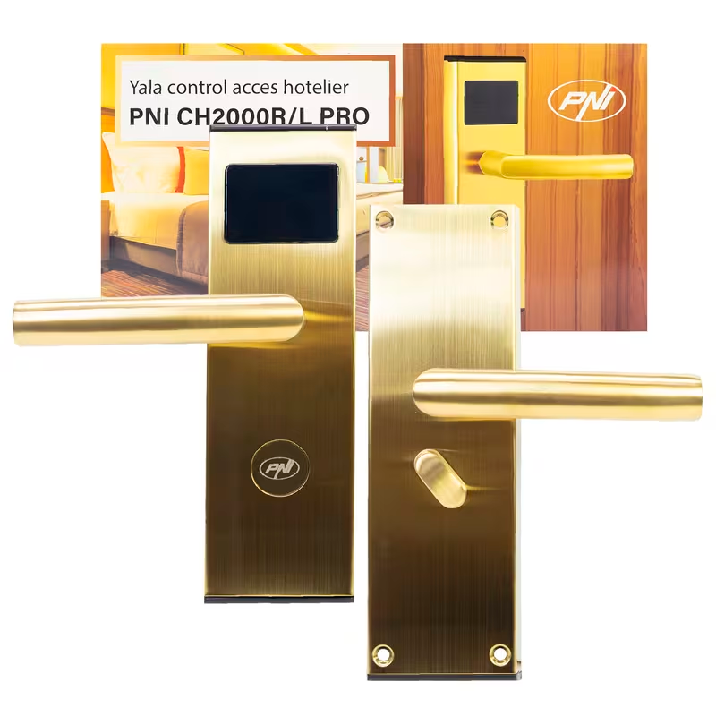 Sistema de Control de Acceso para Hoteles PNI CH2000R PRO Gold con Lector de Tarjetas