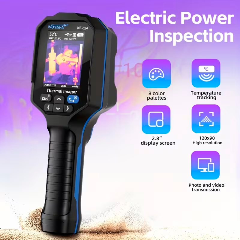 NOYAFA NF-524 Cámara Termográfica de Alta Definición para Detección de Fugas y Diagnóstico Profesional