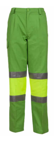 pantalón verde alta visibilidad