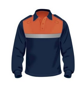 POLO MANGA LARGA PROTECCION CIVIL