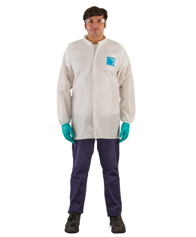 Bata de laboratorio AlphaTec® 1500 PLUS - Modelo 208