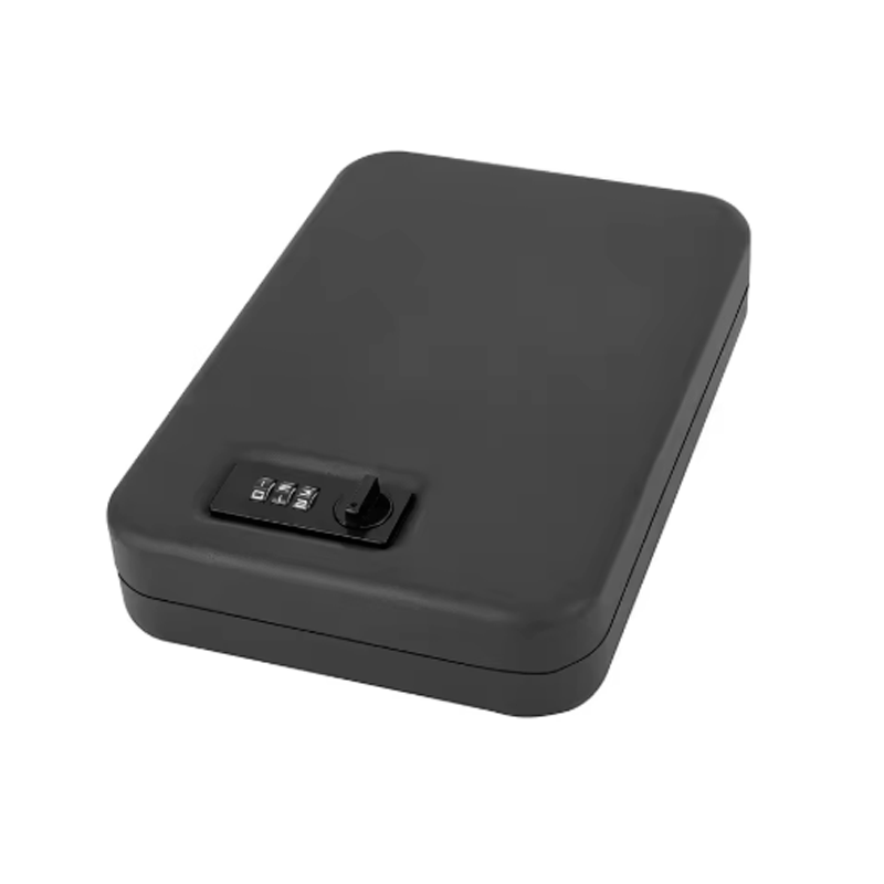 Caja Fuerte para Pistola con Combinación de Rueda y Cable de Seguridad