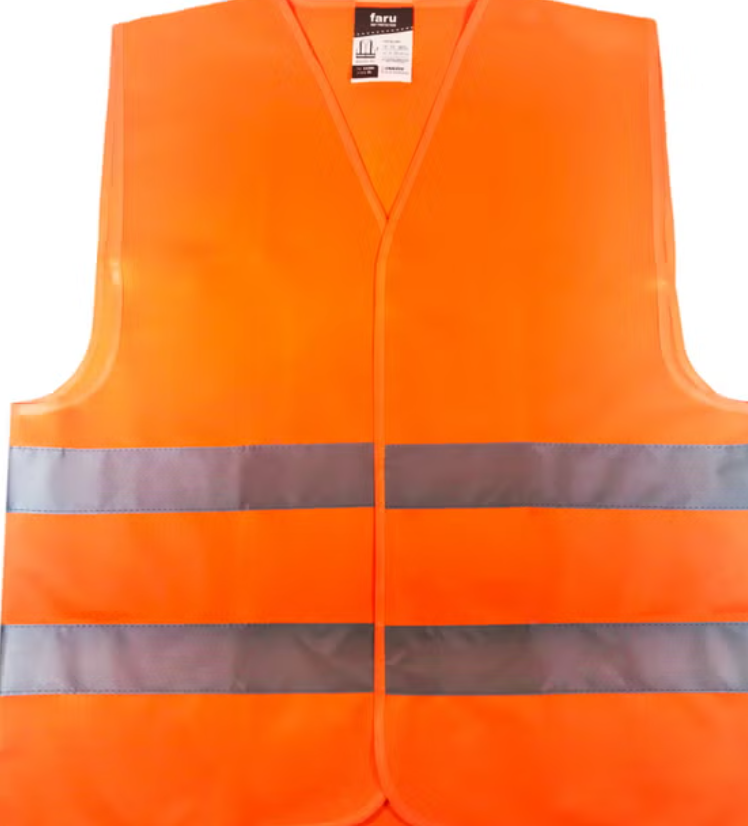 Chaleco Alta Visibilidad Naranja-XL