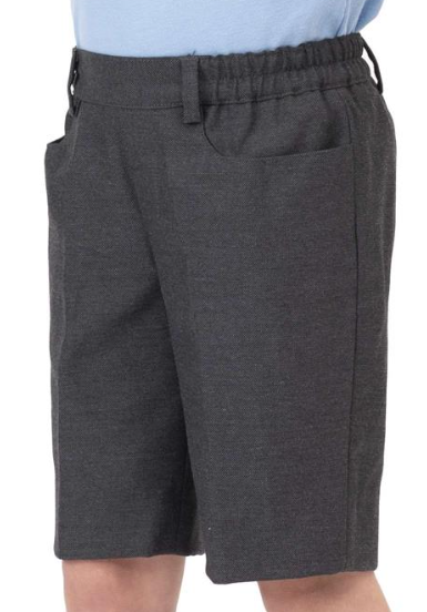 Bermuda escolar cintura 3/4 goma