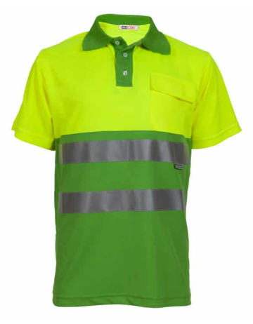 polo manga corta alta visibilidad