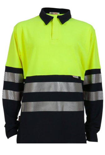 polo manga larga alta visibilidad