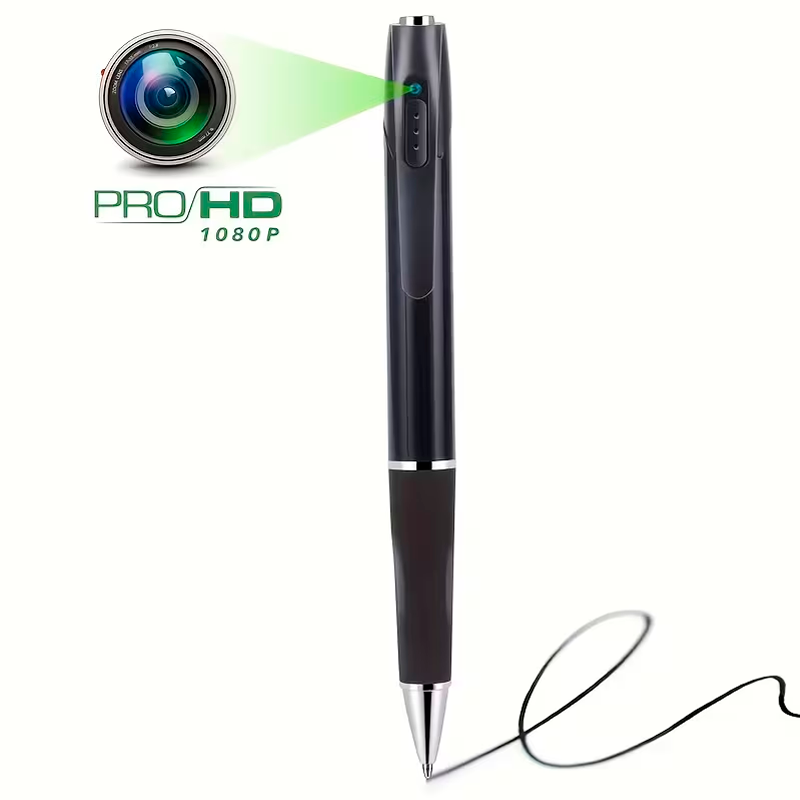 Cámara de Seguridad Portátil HD 1080P con 32GB de Memoria Interna – Grabación Discreta y Recargable por USB