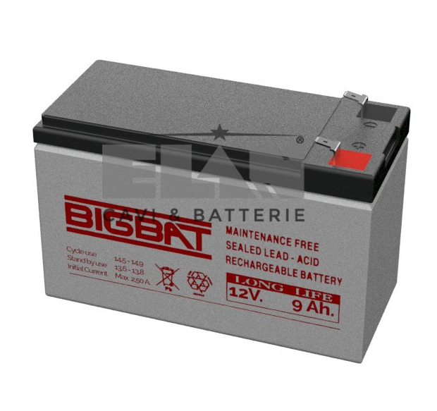 BATERÍA PARA LLEVAR 12V 9Ah LARGA VIDA