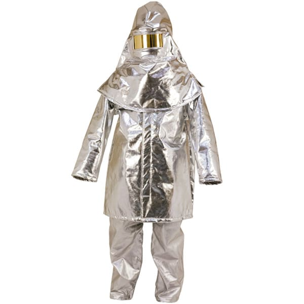 Chaquetón aluminizado frente al calor y el fuego