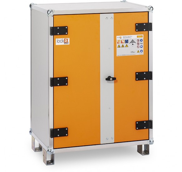 Armario para almacenamiento y carga de baterías de litio Basic 8/10 con patas - 230 V