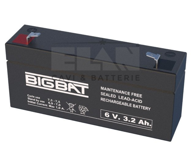 BATERÍA PARA LIDERAR 6V 3,2Ah