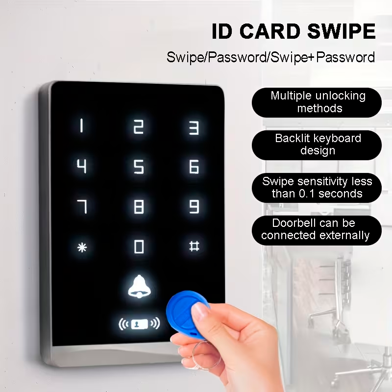 Control de Acceso con Teclado y Tarjeta RFID para 1600 Usuarios
