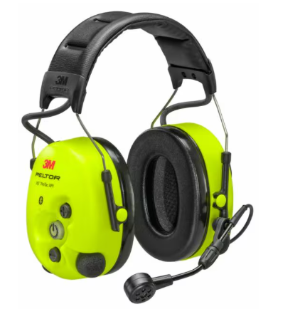 PELTOR WS ProTac XPI Orejeras Bluetooth® con dependencia de nivel, amarillas, diadema