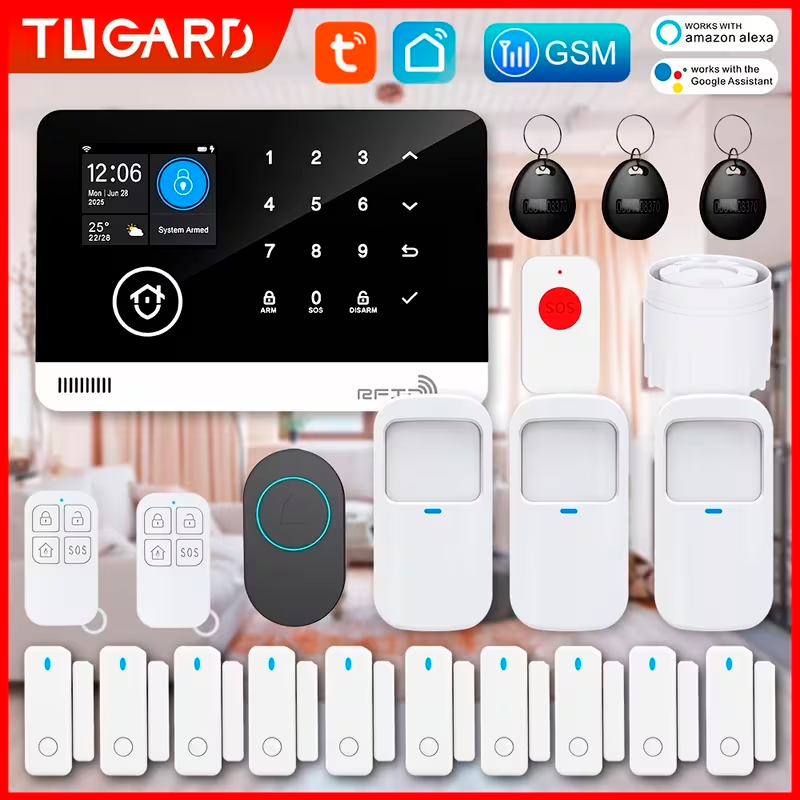Sistema de Hogar Inteligente TUGARD con Sensor WiFi/GSM y Control por Voz
