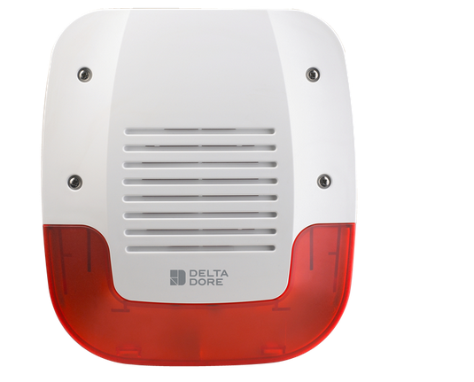 Sirena exterior radio con flash