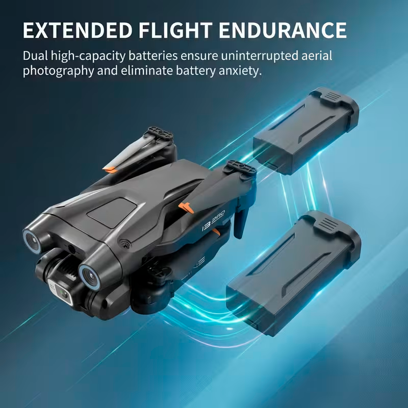 Dron con Cámara Dual HD 1080P y Evitación de Obstáculos 360° para Fotografía Aérea