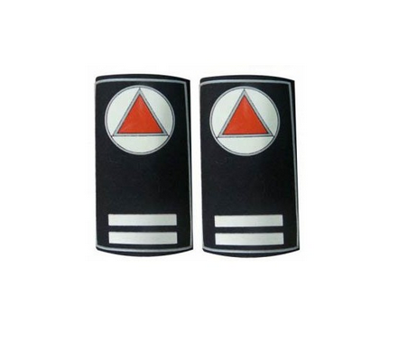 HOMBRERAS DIVISAS DE PROTECCION CIVIL PVC