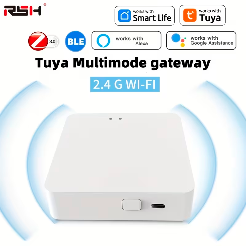 Gateway Tuya Multimodo ZigBee y BT Mesh Hub para Hogar Inteligente