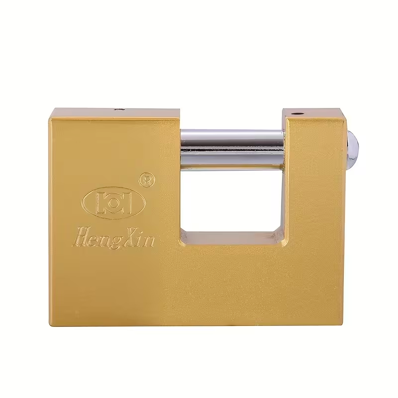 Candado Rectangular Antirrobo con Apertura Horizontal y 3 Llaves