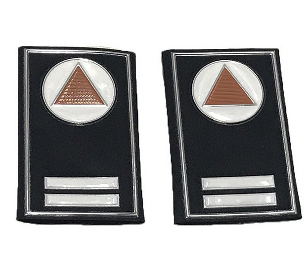 GALONERAS / HOMBRERAS / DIVISAS DE PROTECCION CIVIL EFECTO METALICO