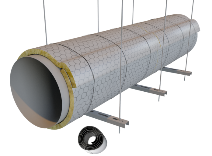 Protección contra incendios flexible para los conductos de ventilación
